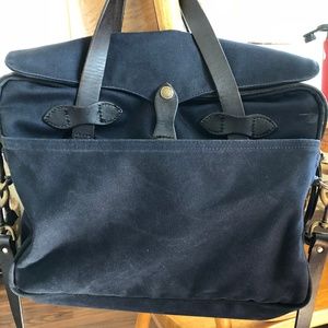 Filson Rugged Twill Original Briefcase - Navy